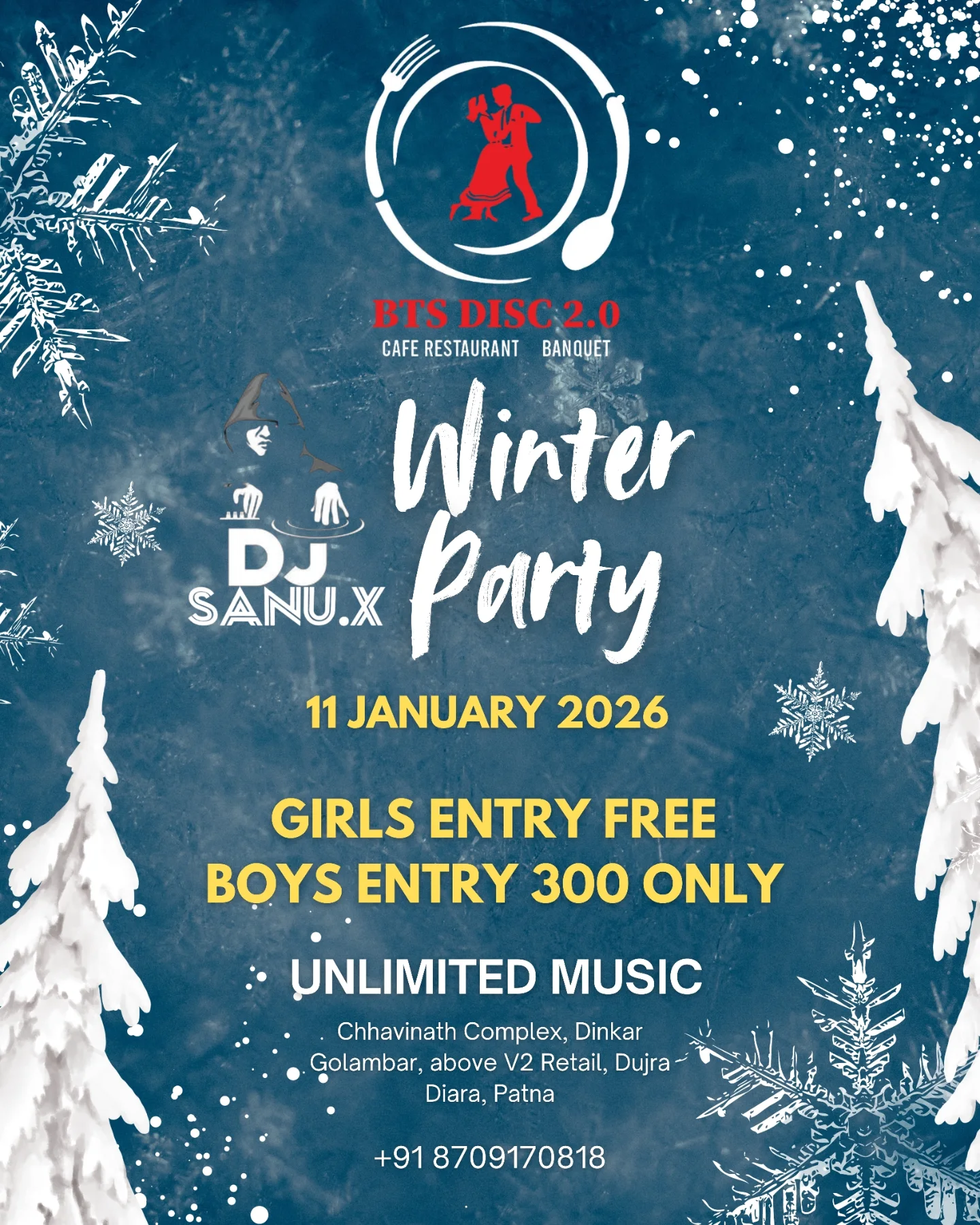🔥 WINTER PARTY ALERT IN PATNA! 🔥 ❄️ The cold ni... - BTS DISC 2.0 Patna
